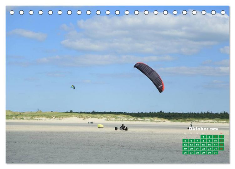 Produktbild: St. Peter-Ording (Tischkalender 2026 DIN A5 quer), CALVENDO Monatskalender
