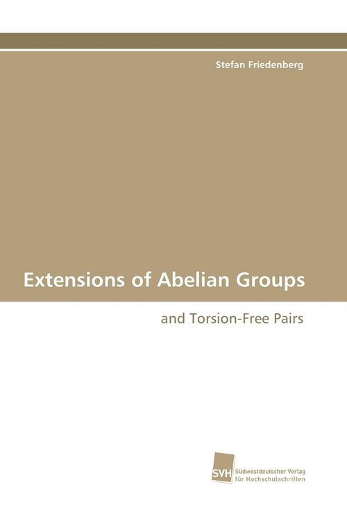 Produktbild: Extensions of Abelian Groups
