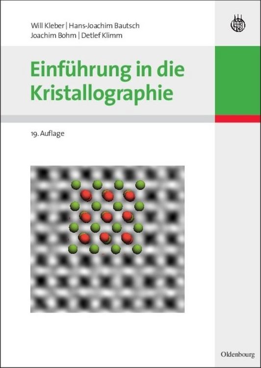 Produktbild: Einf&uuml;hrung in die Kristallographie