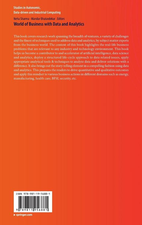 Produktbild: World of Business with Data and Analytics