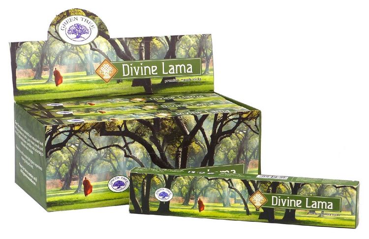 Produktbild: R&auml;ucherst&auml;bchen Green Tree "Divine Lama" 15gr.