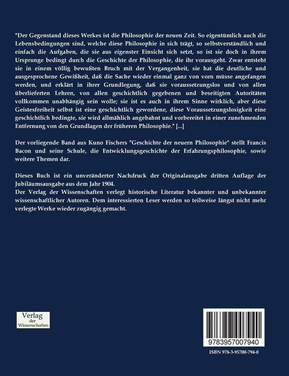 Produktbild: Francis Bacon und seine Schule