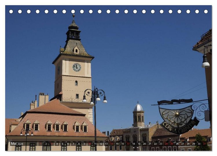 Produktbild: Unterwegs in und um Kronstadt (Tischkalender 2026 DIN A5 quer), CALVENDO Monatskalender