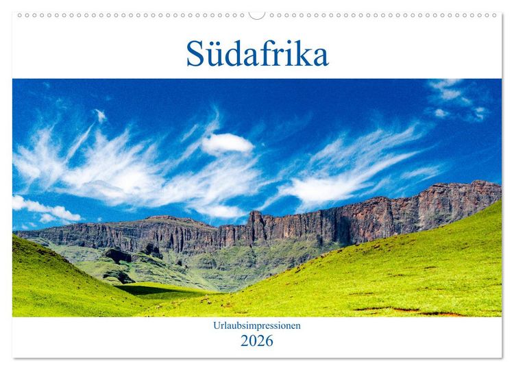 Produktbild: S&uuml;dafrika - Urlaubsimpressionen (Wandkalender 2026 DIN A2 quer), CALVENDO Monatskalender