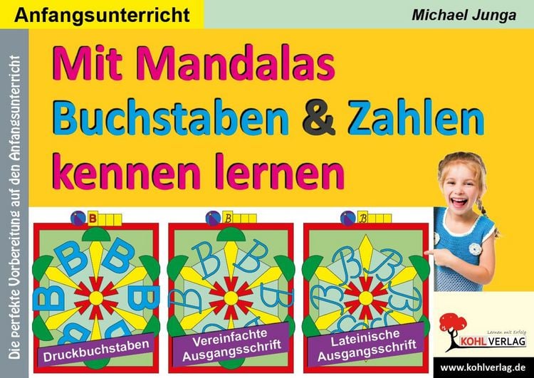Produktbild: Mit Mandalas Buchstaben und Zahlen kennen lernen