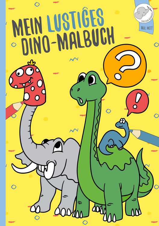 Produktbild: Mein lustiges Dino - Malbuch