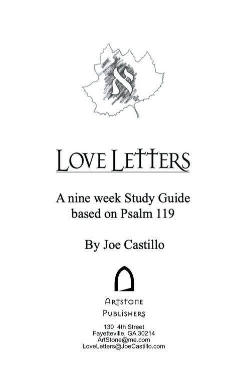 Produktbild: Love Letters Study Guide