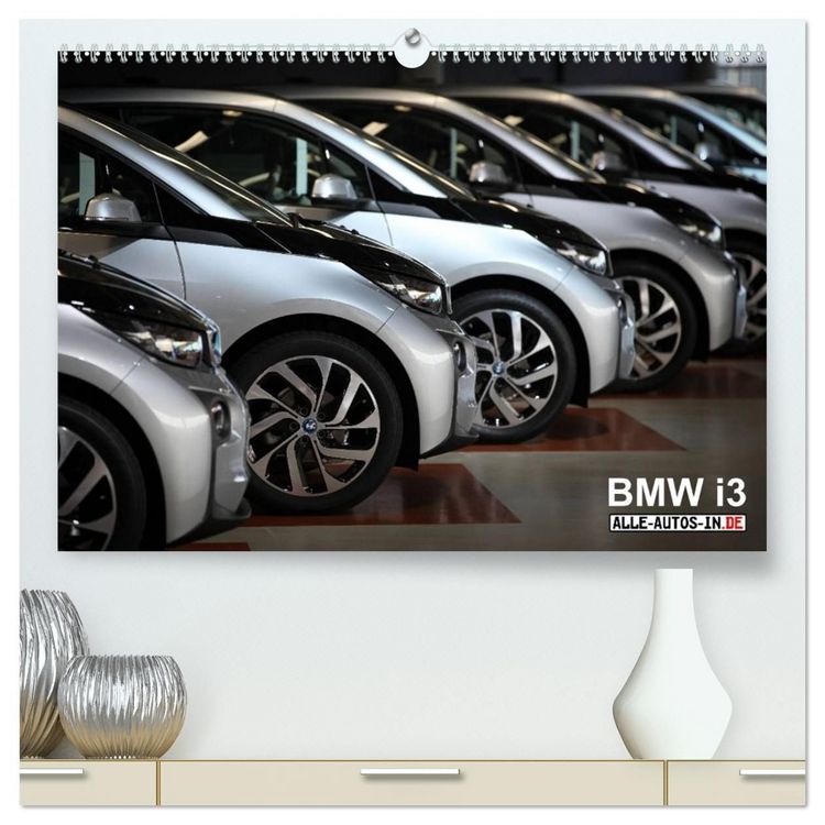Produktbild: BMW i3 (hochwertiger Premium Wandkalender 2027 DIN A2 quer), Kunstdruck in Hochglanz