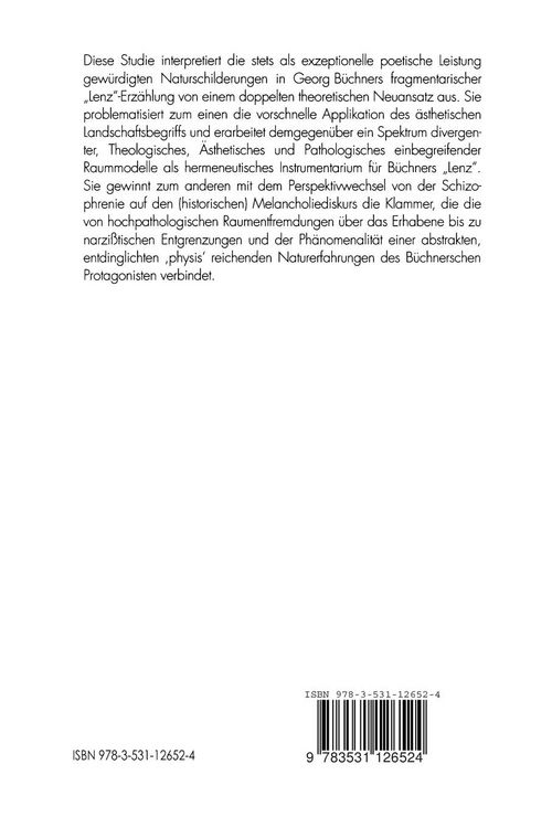 Produktbild: Melancholie und Landschaft