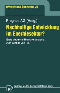 Produktbild: Nachhaltige Entwicklung im Energiesektor?