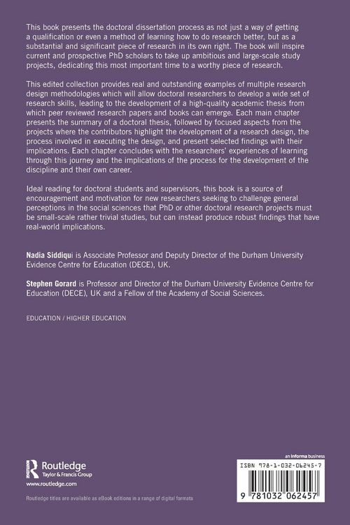 Produktbild: Making Your Doctoral Research Project Ambitious