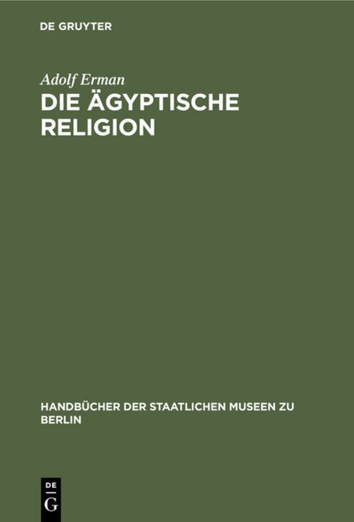 Produktbild: Die &auml;gyptische Religion
