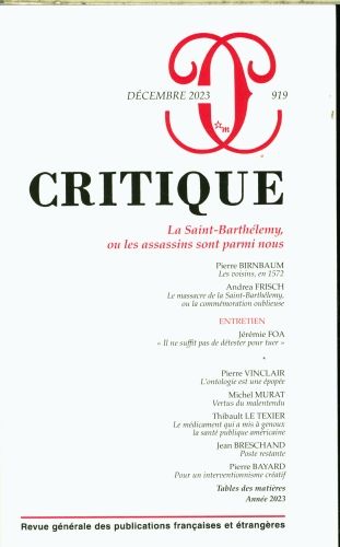 Produktbild: Critique: No 919