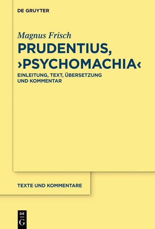 Produktbild: Prudentius, &rsaquo;Psychomachia&lsaquo;