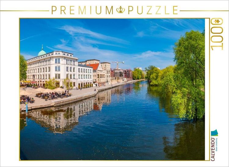 Produktbild: CALVENDO Puzzle Potsdam, Blick auf die Innenstadt von der Lange Br&uuml;cke | 1000 Teile Lege-Gr&ouml;&szlig;e 64x48cm Foto-Puzzle f&uuml;r gl&uuml;ckliche Stunden