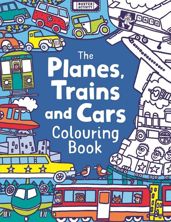 Produktbild: The Planes, Trains And Cars Colouring Book