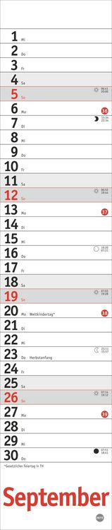Produktbild: Langplaner mini, rot 2027