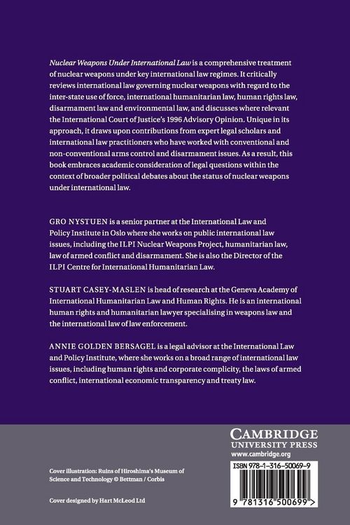 Produktbild: Nuclear Weapons under International Law