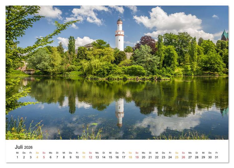 Produktbild: Bad Homburg - Die Perle im Hochtaunus (Wandkalender 2026 DIN A4 quer), CALVENDO Monatskalender