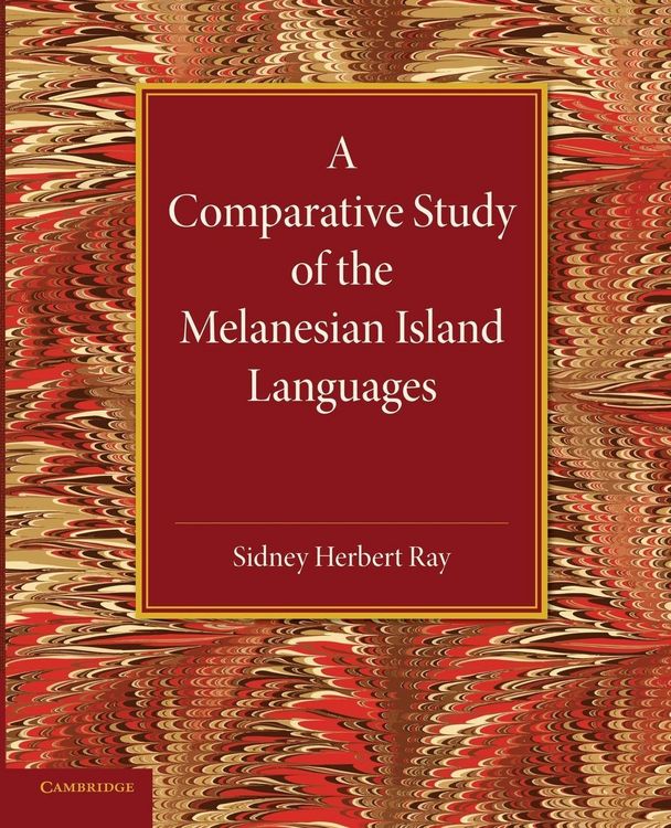 Produktbild: A Comparative Study of the Melanesian Island Languages