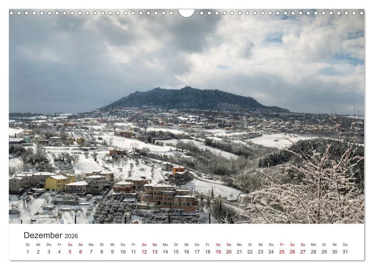 Produktbild: San Marino Die &auml;lteste Republik der Welt (Wandkalender 2026 DIN A3 quer), CALVENDO Monatskalender