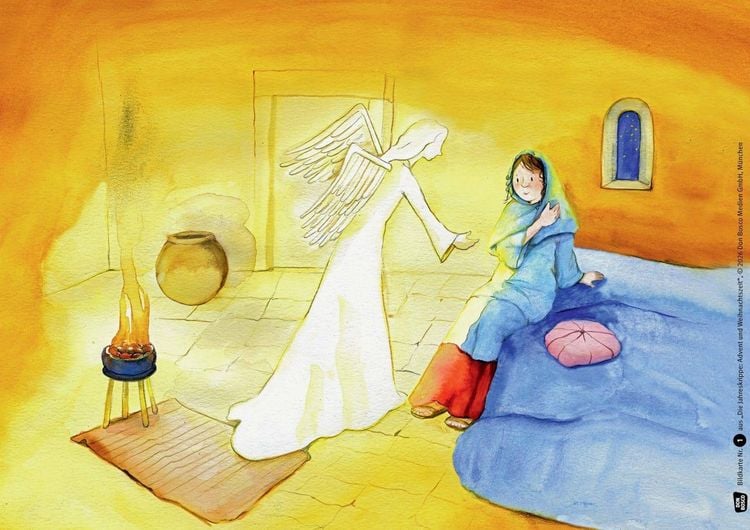 Produktbild: Die Jahreskrippe: Advent und Weihnachtszeit. Kamishibai Bildkartenset
