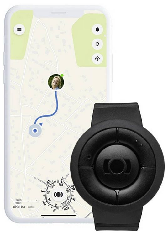 Produktbild: MiniFinder Nano GPS Tracker Live Tracking, Personentracker Schwarz 1St.