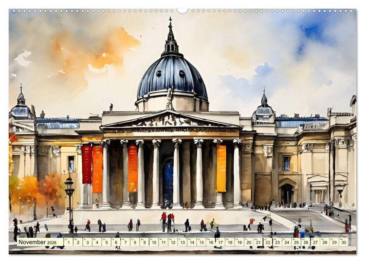 Produktbild: London - Metropole auf der Insel (hochwertiger Premium Wandkalender 2026 DIN A2 quer), Kunstdruck in Hochglanz