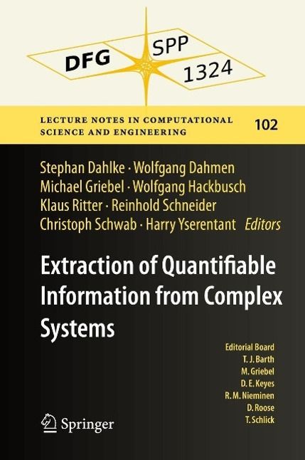 Produktbild: Extraction of Quantifiable Information from Complex Systems