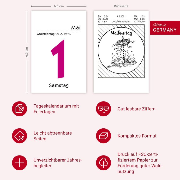 Produktbild: Tagesabrei&szlig;kalender gro&szlig; 2027