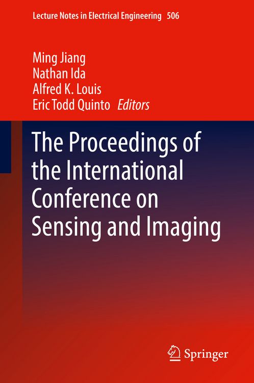 Produktbild: The Proceedings of the International Conference on Sensing and Imaging