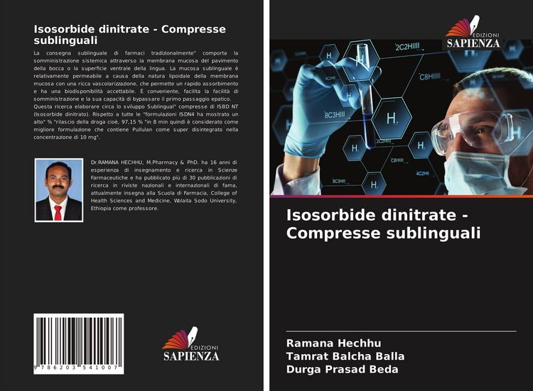 Produktbild: Isosorbide dinitrate - Compresse sublinguali