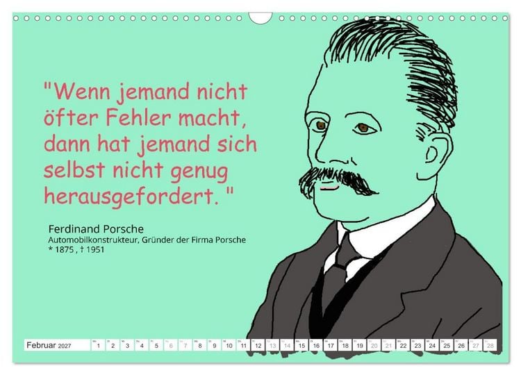 Produktbild: Zitate f&uuml;r Motivation und Perspektivenwechsel (Wandkalender 2027 DIN A3 quer), CALVENDO Monatskalender