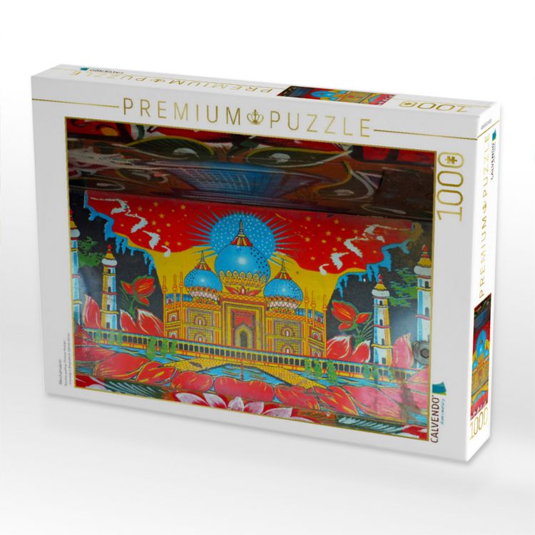 Produktbild: CALVENDO Puzzle Rikschamalerei | 1000 Teile Lege-Gr&ouml;&szlig;e 64x48cm Foto-Puzzle f&uuml;r gl&uuml;ckliche Stunden