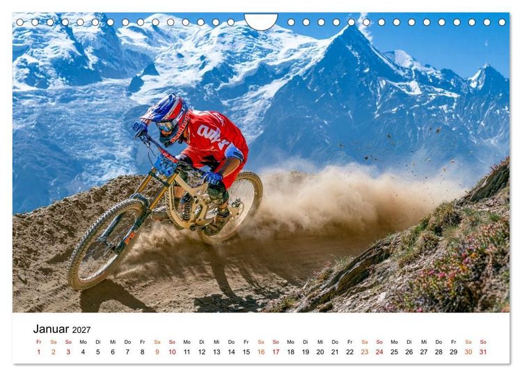 Produktbild: Mountainbike - Trails am Limit (Wandkalender 2027 DIN A4 quer), CALVENDO Monatskalender