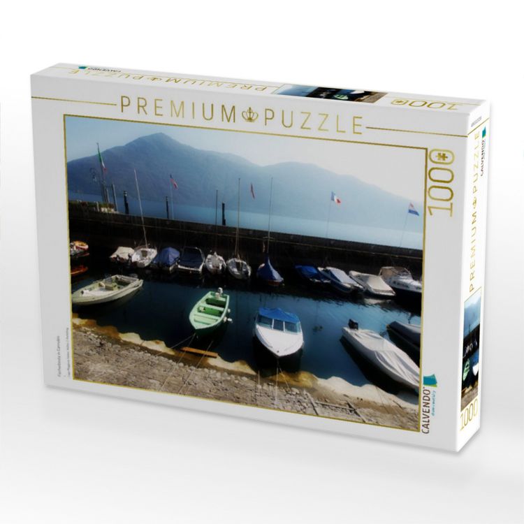 Produktbild: CALVENDO Puzzle Fischerboote in Cannobio | 1000 Teile Lege-Gr&ouml;&szlig;e 64x48cm Foto-Puzzle f&uuml;r gl&uuml;ckliche Stunden