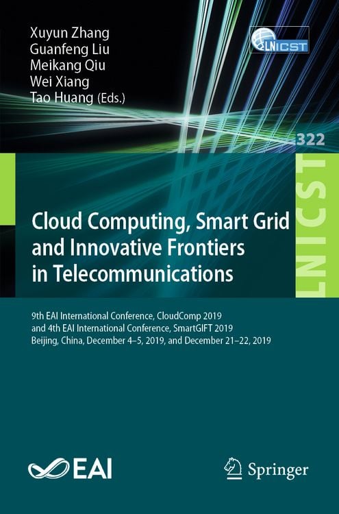Produktbild: Cloud Computing, Smart Grid and Innovative Frontiers in Telecommunications