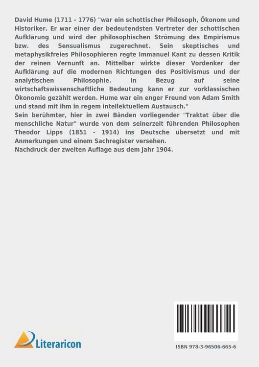 Produktbild: Traktat &uuml;ber die menschliche Natur
