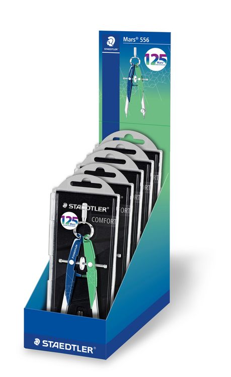 Produktbild: STAEDTLER Mars comfort 556, Pr&auml;zisions-Geometriezirkel, Zirkel, Mars Anniversary 556 00-MA1