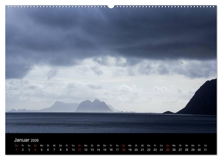 Produktbild: Himmels-Bilder - Die gro&szlig;e Weite (hochwertiger Premium Wandkalender 2026 DIN A2 quer), Kunstdruck in Hochglanz