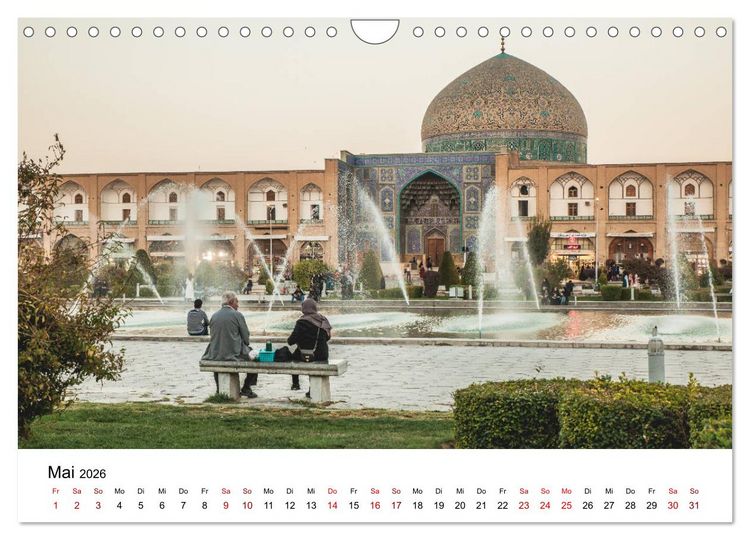 Produktbild: Rundreise Iran (Wandkalender 2026 DIN A4 quer), CALVENDO Monatskalender