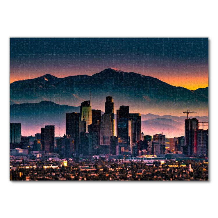 Produktbild: Lais Puzzle Los Angeles, Kalifornien, USA, am Morgen 1000 Teile