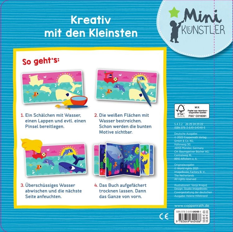Produktbild: Mein allererstes Zauber-Malbuch: Im Meer