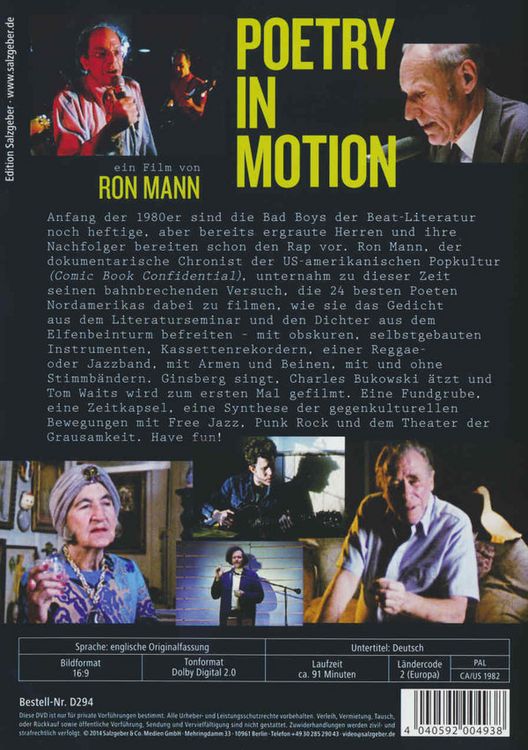 Produktbild: Poetry In Motion (OmU)