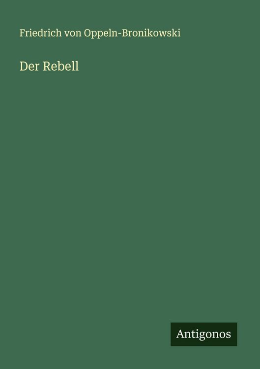 Produktbild: Der Rebell