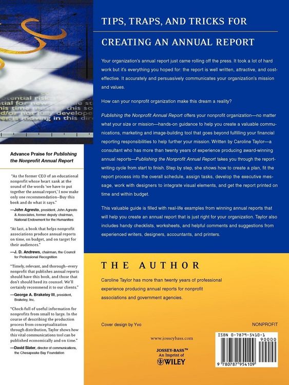 Produktbild: Publishing the Nonprofit Annual Report