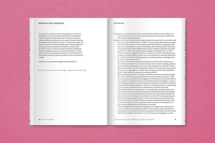 Produktbild: Raimund Abraham: On Architecture