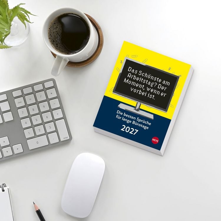Produktbild: Die besten Spr&uuml;che f&uuml;r lange B&uuml;rotage Tagesabrei&szlig;kalender 2027