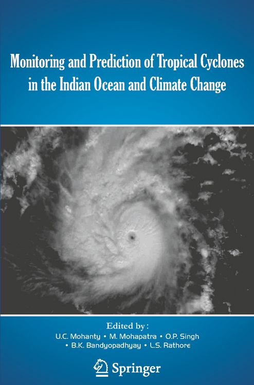 Produktbild: Monitoring and Prediction of Tropical Cyclones in the Indian Ocean and Climate Change