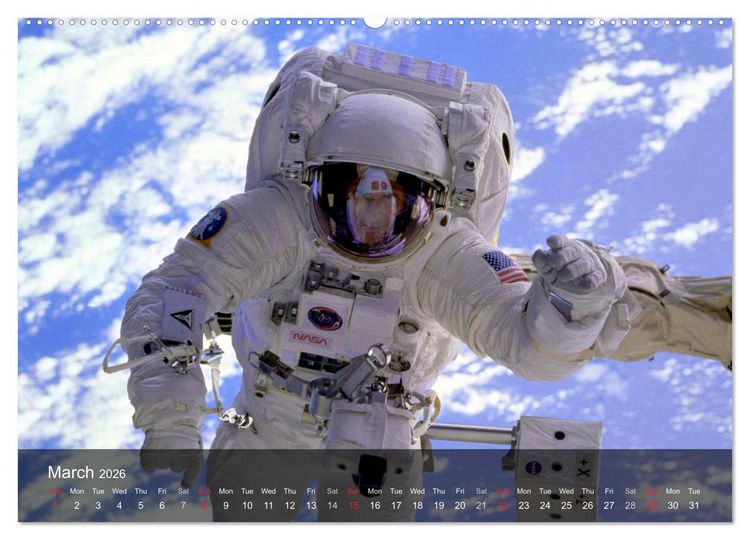 Produktbild: Space and Universe (High Quality Premium Wall Calendar 2026 DIN A2 landscape),CALVENDO 12 Month Wall Calendar